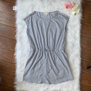 Michael Kors Dress Gray Stripes XL